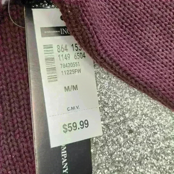 INC plaid cardigan - Picture 4 of 7